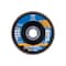 Pferd 5" x 7/8" A.H. POLIFAN Flap Disc - Z PSF EXTRA STEELOX, Zirconia, 120 Grit, Conical 60637 - alternate 2